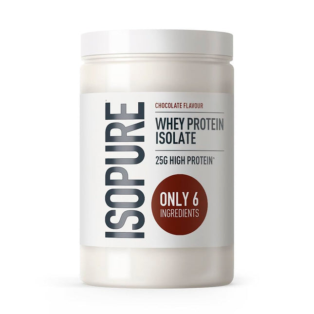 Isopure Vanilla Whey Protein Isolate Powder - 25 g Protein per Serving, Low Sugar, No Artificial Flavours or Sweeteners, Only 5 Ingredients, 450 g