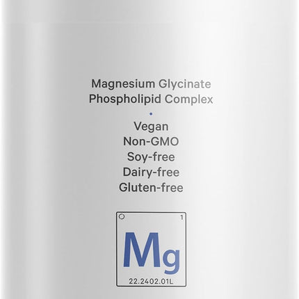 Codeage Liposomal Magnesium Glycinate Supply, 4 Month Supply, Bisglycinate Magnesium Chelate, Chelated Magnesium Mineral Capsules, Bioavailable, GMO Free, Vegan, Gluten Free, 120 Capsules