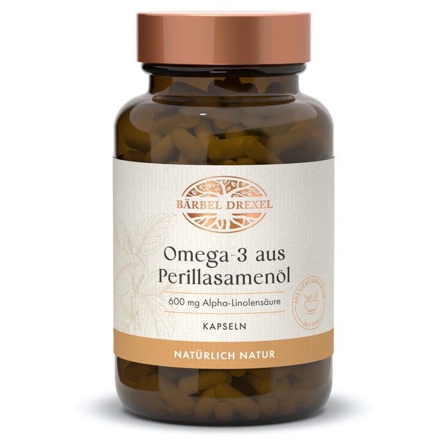 Omega 3 Capsules Vegan with 500 mg Omega 3 from Algae Oil, of which 375 mg DHA & 125 mg EPA (Pack of 30) High Bioavailability through Triglyceride Form, Naturopathy BÄRBEL DREXEL