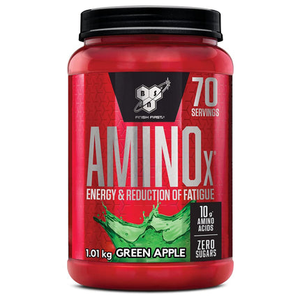 BSN Amino X BCAA Powder, Sugar-Free Amino Acids Complex High Dose with Vitamin D, Vitamin B6, Arginine P8533 Watermelon 1