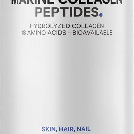 Codeage Marine Collagen Powder - Hydrolysed Fish Collagen Peptide - Type 1 & 3 Collagen Protein Dietary Supplement - 50 Servings, Amino Acids for Skin, Hair, Nails - Non-GMO, 450 g
