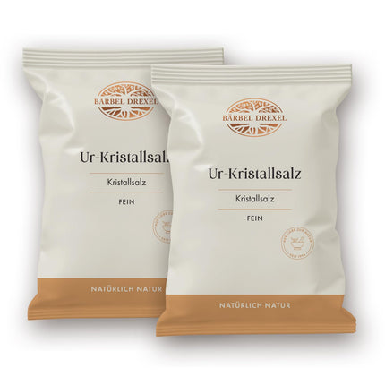 BÄRBEL DREXEL Pink Crystal Salt (Low Level Edge Himalaya) Fine, Fine Natural Salt (750 g) For Gourmets, 100% Vegan Table Salt, Pure Rock Salt, Natural Untreated, Original Salt