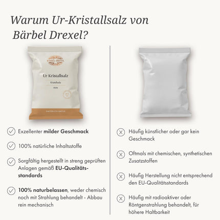 BÄRBEL DREXEL Pink Crystal Salt (Low Level Edge Himalaya) Fine, Fine Natural Salt (750 g) For Gourmets, 100% Vegan Table Salt, Pure Rock Salt, Natural Untreated, Original Salt