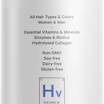 Codeage Hair Vitamins 10000 Mcg Biotin, Keratin, Collagen, Vitamin A, B12, C, D3, E, Zinc, Turmeric, Probiotics Enzymes Support Hair Care Dietary Supplement for Healthy Hair, 120 Capsules