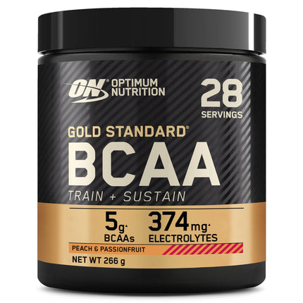 Optimum Nutrition Gold Standard BCAA Powder Branch Chain Amino Acids Supplement with Vitamin C, Wellmune and Electrolytes for Intra Workout Support, Raspberry and Pomegranate, 28 Servings, 266g