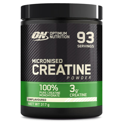 Optimum Nutrition Micronised Creatine Powder, Unflavoured Monohydrate Powder for Muscle Growth, 176 Servings, 634g