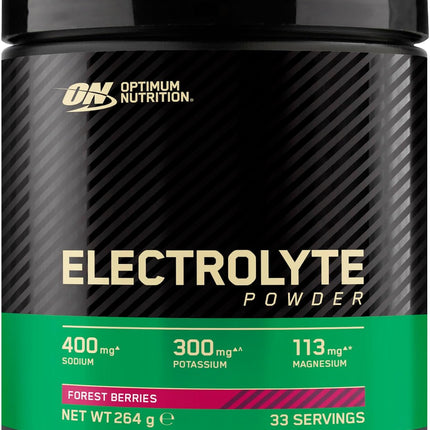 Optimum Nutrition Ready to Mix Electrolyte Dietary Supplement Powder with Wild Berry Flavour and Sweetener, 33 Servings, 9.5 oz