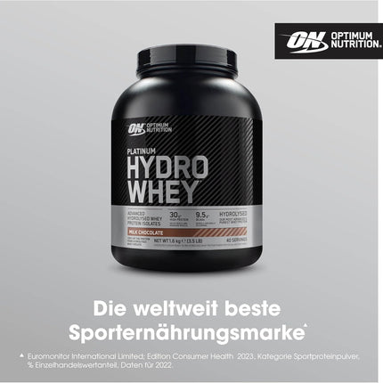 Optimum Nutrition ON Hydro Whey Protein Isolate Powder, Protein Powder, Rich in Essential Amino Acids Complex and BCAA 1076042 Milk Chocolate 1590