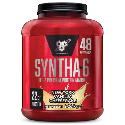 BSN Syntha 6 Whey Protein Powder Shake formulated for Muscle Development by BSN - Chocolate Mudslide, 48 Servings, 2.27kg