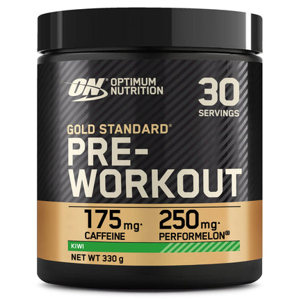 Optimum Nutrition ON Gold Standard Pre Workout, Energy Drink Powder with Creatine Monohydrate, Beta Alanine, Caffeine and Vitamin B Complex, Blue Raspberry, 30 Servings, 330 g, Packaging May Vary