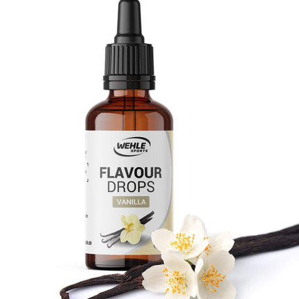 Wehle Sports Flavdrops - Calorie-Free, Sweetening Flavour Drops for Quark, Yoghurt, Porridge, etc. 50 ml