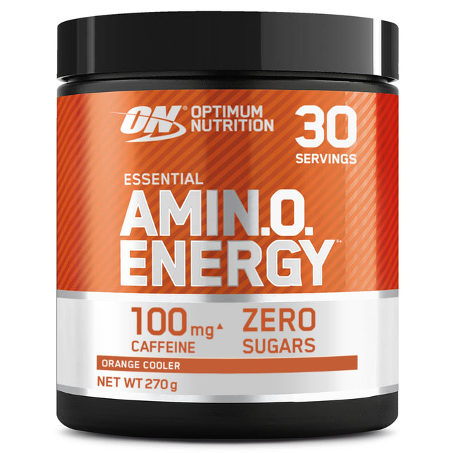Optimum Nutrition Amino Energy Pre Workout Powder Keto Friendly with Beta Alanine, Caffeine, Amino Acids and Vitamin C, Lemon Lime, 30 Servings, 270g