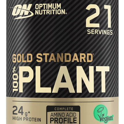 Optimum Nutrition Gold Standard 100% Plant-ON Vegan Protein Powder (with protein from 100% vegetable sources) Vanilla protein powder, 19 servings, 684 g