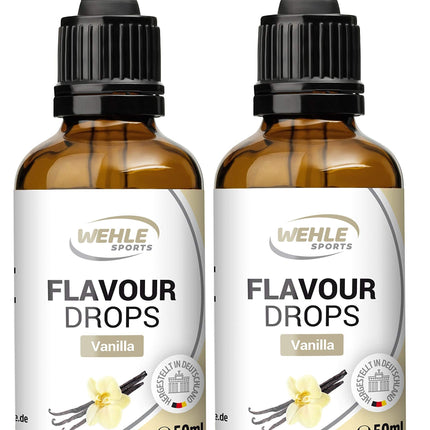 Wehle Sports Flavdrops - Calorie-Free, Sweetening Flavour Drops for Quark, Yoghurt, Porridge, etc. 50 ml