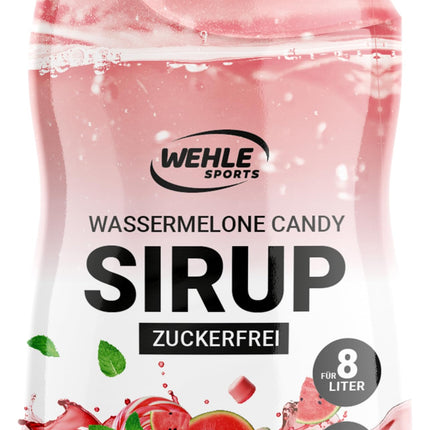 WEHLE Sugar Free Syrup [Zero Syrup] - Sugar-free Syrup for Water with Flavour, No Sugar and Calories, 65 ml (Red Apple)