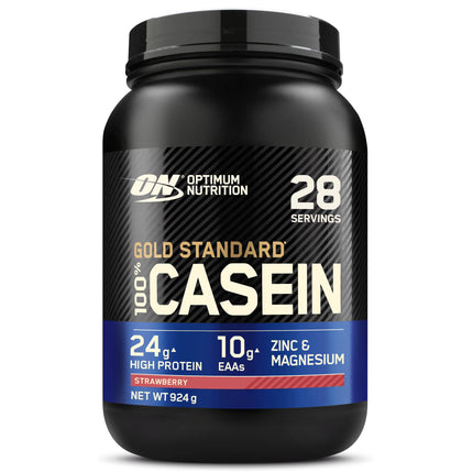 Optimum Nutrition ON 100% Gold Standard Casein Protein, protein powder rich in essential amino acid complex, BCAA, Chocolate Supreme, 27 servings, 0.9 kg