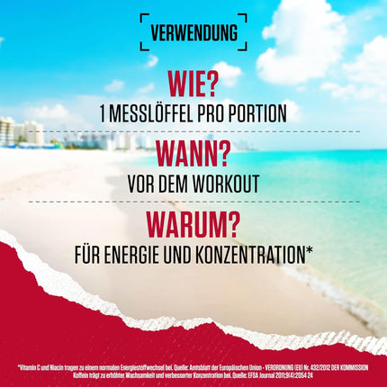 BSN Nutrition N.O.-Xplode Pre-Workout Powder Dietary Supplement, More Energy and Concentration with Caffeine, Amino Acids, Vitamin C and Zinc, Purple Power Flavour, 30 Servings, 390 g