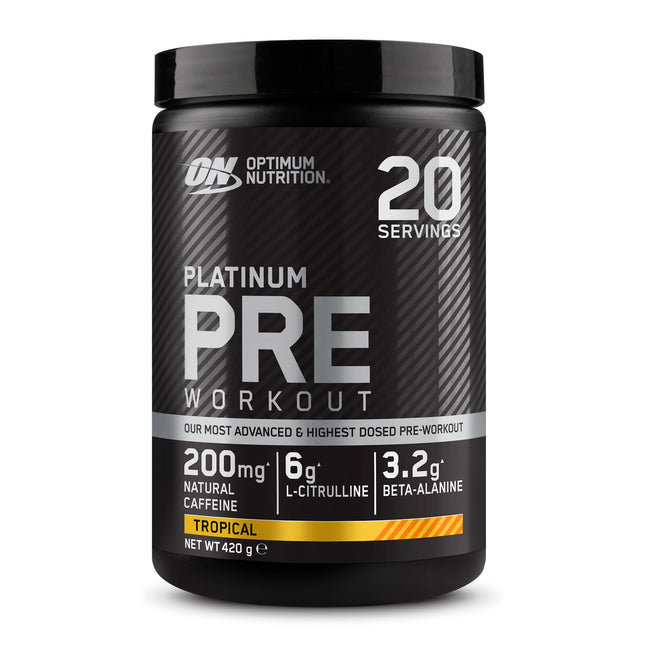 Optimum Nutrition Gold Standard Pre-workout Advanced with L-Citrulline, Beta-Alanine and Caffeine, Blue Raspberry, 20 Servings, 420 g