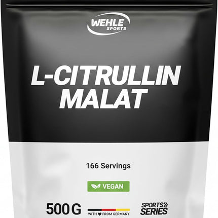 L-Citrulline Malate Powder 2:1 - 500g - High Dose - Vegan - Produced in Germany - Amino Acid