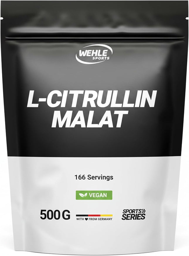 L-Citrulline Malate Powder 2:1 - 500g - High Dose - Vegan - Produced in Germany - Amino Acid