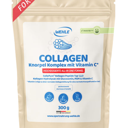 Marine Collagen Powder 500 gm – Collagen Hydrolysate Peptides Type I and Type II – Wehle Sports Fish Collagen, Tasteless