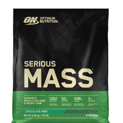 Optimum Nutrition Serious Mass 2025 Weight Gainer Powder, Vanilla Flavour, 5.33 kg, 16 Servings