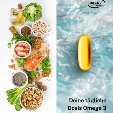 Omega 3 Capsules High Dose Triglyceride Fish Oil - Fish Oil Soft Gel 500mg EPA 250mg DHA without Vitamin E Omega-3 Fatty Acids - Elaborately Cleaned and From Sustainable Fishing (300 Capsules)