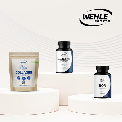 Magnesium complex. 375mg elementary magnesium per daily dose. Magnesium bisglycinate Magnesium citrate Magnesium alate, high dosage, vegan