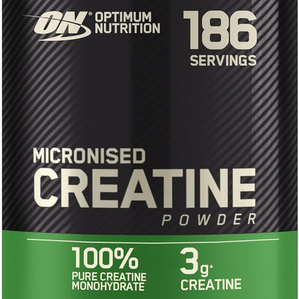 Optimum Nutrition Micronised Creatine Powder, Unflavoured Monohydrate Powder for Muscle Growth, 176 Servings, 634g