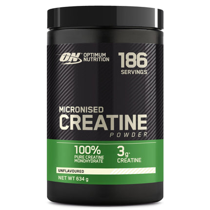 Optimum Nutrition Micronised Creatine Powder, Unflavoured Monohydrate Powder for Muscle Growth, 88 Servings, 317g