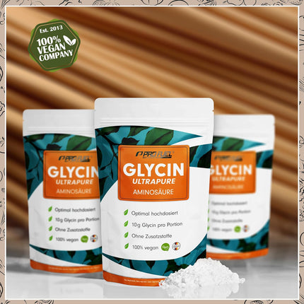 Glycine Powder 1 kg - Optimal High Dose with 10 g Glycine per Day - Glycine Ultrapure with over 99.9% Purity - Amino Acid without Additives - Laboratory Tested with Certificate - Supply for 100 Days