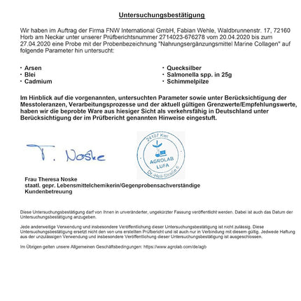 Marine Collagen Powder 500 gm – Collagen Hydrolysate Peptides Type I and Type II – Wehle Sports Fish Collagen, Tasteless