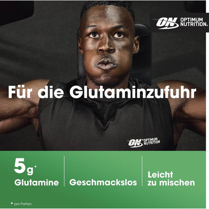 Optimum Nutrition Glutamine Powder, L-Glutamine Amino Acid Powder, Dietary Supplement Before and After Workout Shake, Unflavored, 123 Servings, 630g