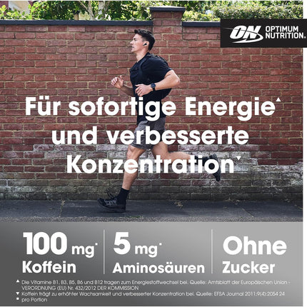 Optimum Nutrition Amino Energy Pre Workout Powder Keto Friendly with Beta Alanine, Caffeine, Amino Acids and Vitamin C, Lemon Lime, 30 Servings, 270g